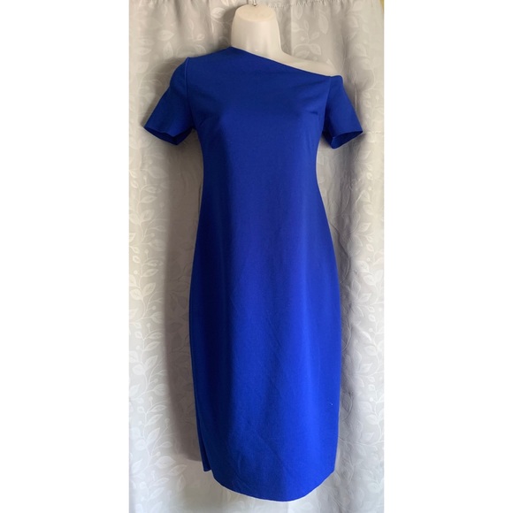Zara Dresses & Skirts - Zara | Royal Blue Off-shoulder Dress